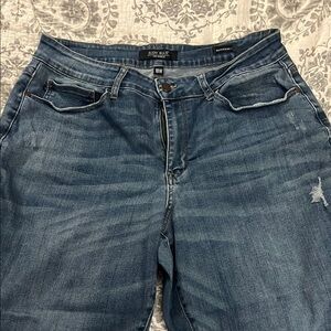 Judy Blue Distressed Denim Jeans 18w mild distressing boyfriend fit EUC